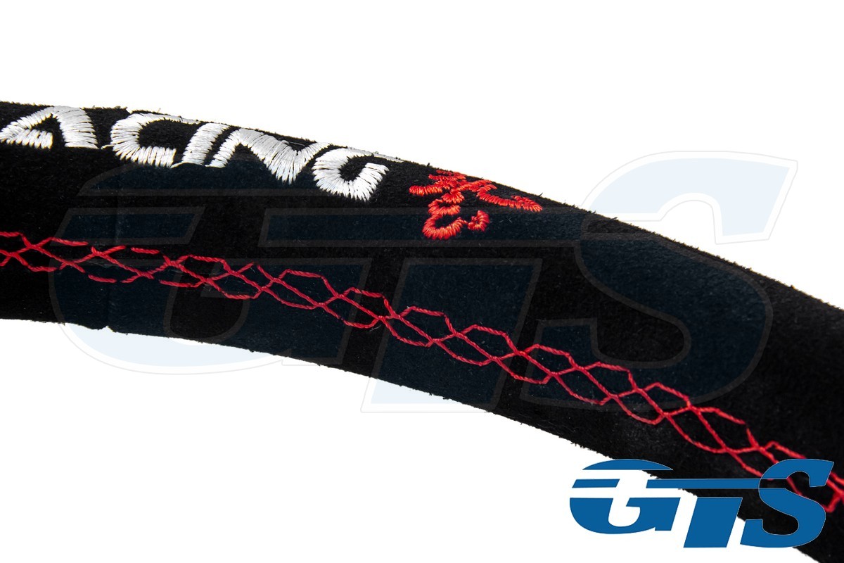 Руль JS RACING XTREME замша (нить красная)