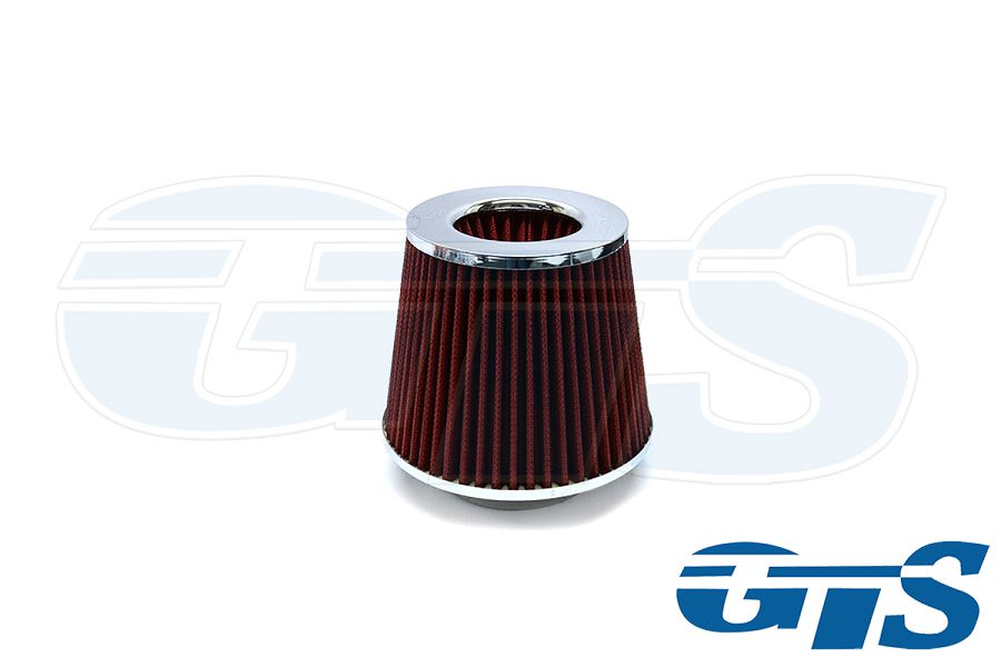 Фильтр нулевого сопротивления, Красный / Хром (1102RED)