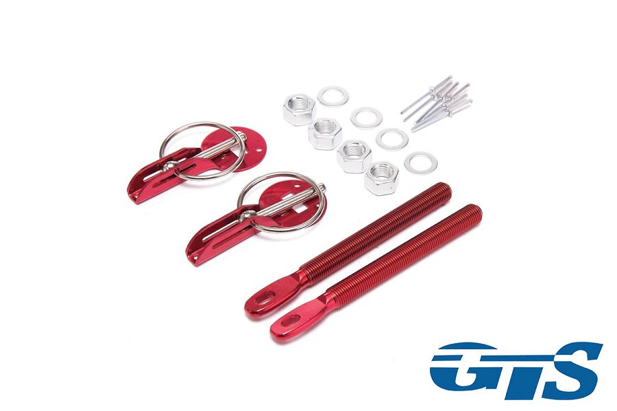 Замки капота Sparco универсальные, красные