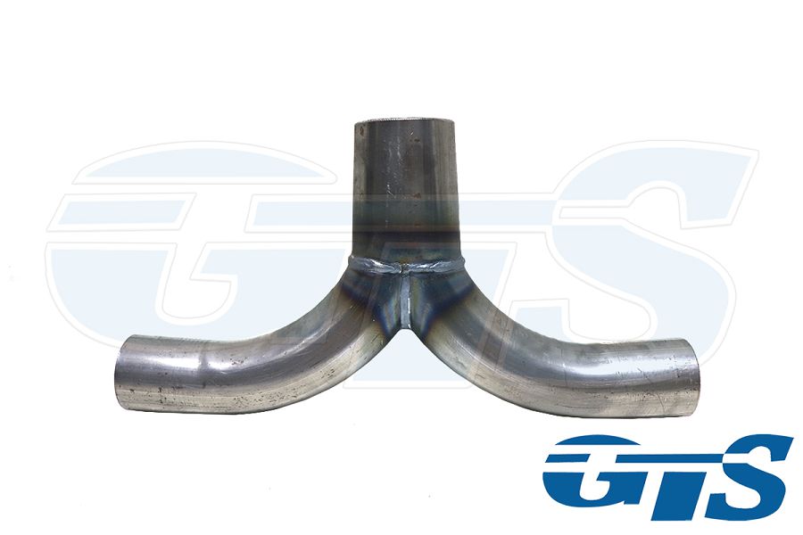 T-пайп, GTS рогатка сервисная, вход ⌀63 - два выхода ⌀51