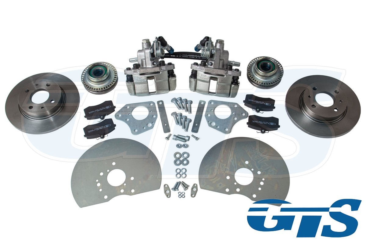 Задние дисковые тормоза Дизайн-Сервис 13" для а/м ВАЗ 1118-2190 под АБС