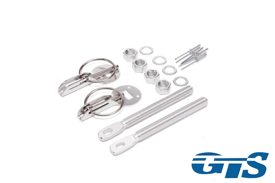 Замки капота Sparco универсальные, серебристые