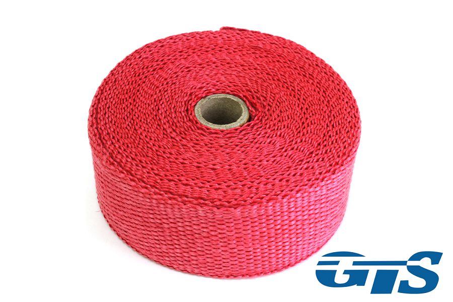 Термолента красная 2 мм х 50мм х 10м cтекловолокно