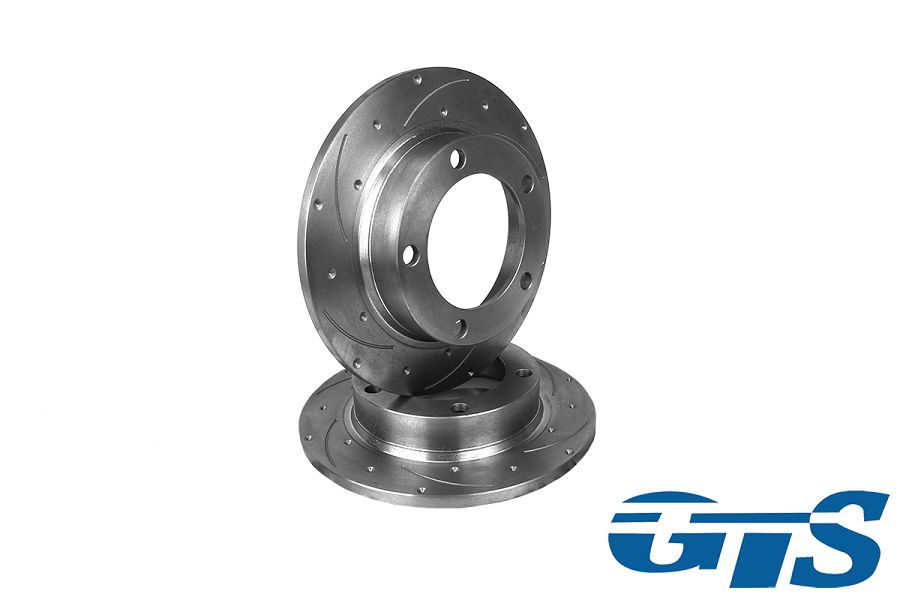 Диски переднего тормоза "Волга-тренд" для а/м ВАЗ 21213 Нива, перфорация и насечки