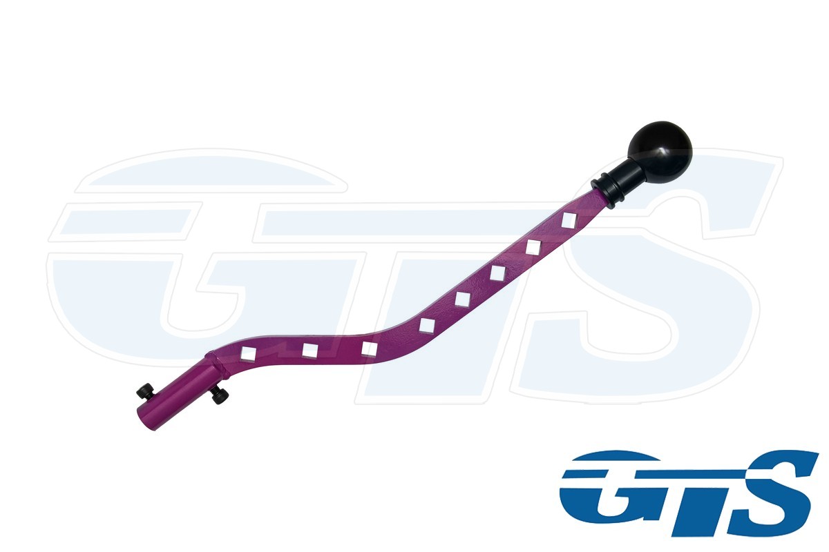 Рычаг КПП удлиненный GTS ''Limited edition BLACK'' для а/м ВАЗ 2101-07, Нива (Ромбовидные отверстия)