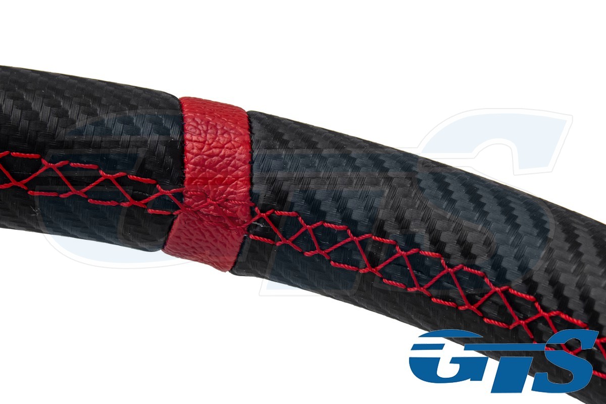 Руль MOMO карбон, красный