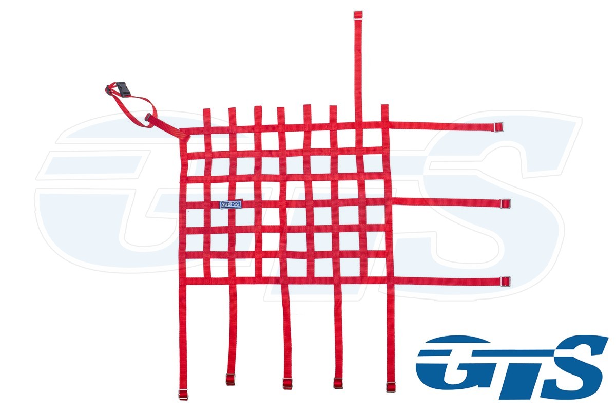 Сетка оконная Sparco, красная.