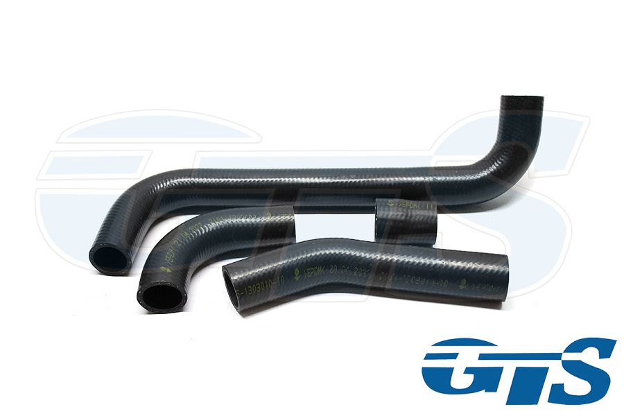 Комплект патрубков алюминиевого радиатора для а/м ВАЗ 2105, 2107.