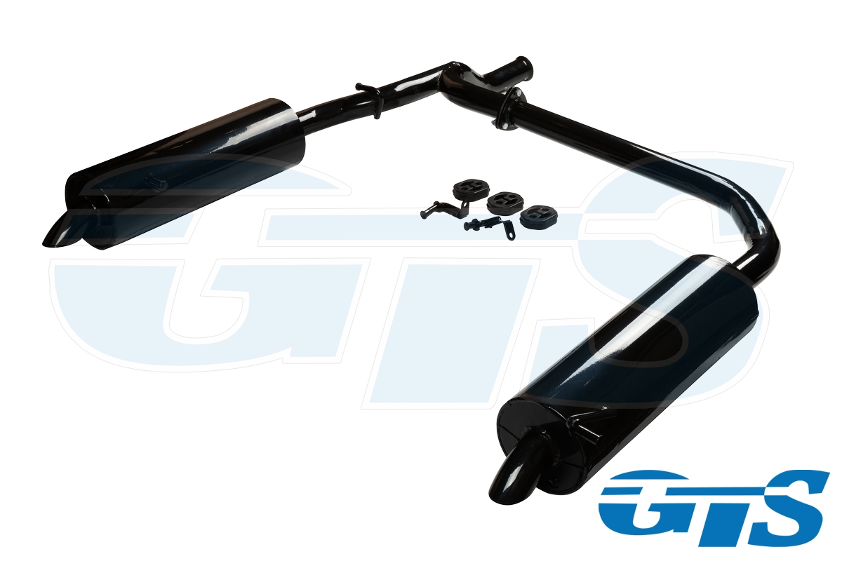 Глушитель основной раздвоенный GTS для а/м ВАЗ 2180 Веста (c 2017 г.в.)