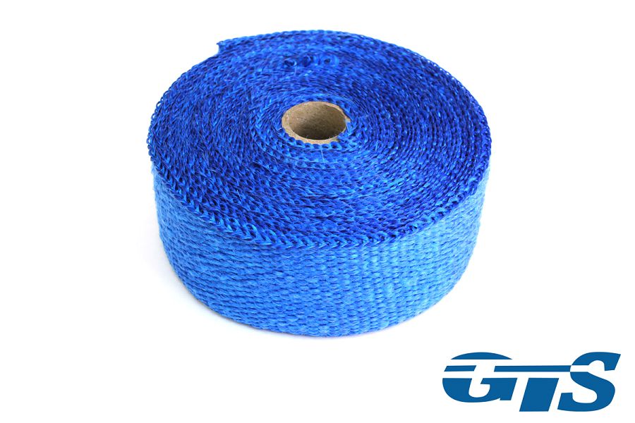 Термолента синяя 2 мм х 50 мм 10м cтекловолокно