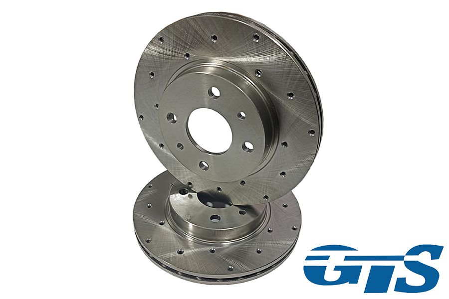 Диски переднего тормоза ALNAS для а/м ВАЗ 2110-11, Спорт, перфорация, (2110-3501070-02)