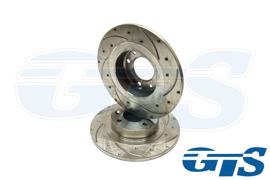 Диски тормозные задние "ВолгаТренд" для а/м Веста, Х-Ray, Спорт, перфорация и насечки, (8450031131)