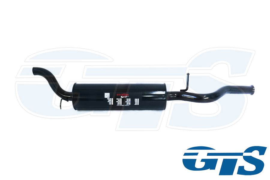 Глушитель основной SS без насадки для а/м ВАЗ 1117-18 Калина седан, универсал