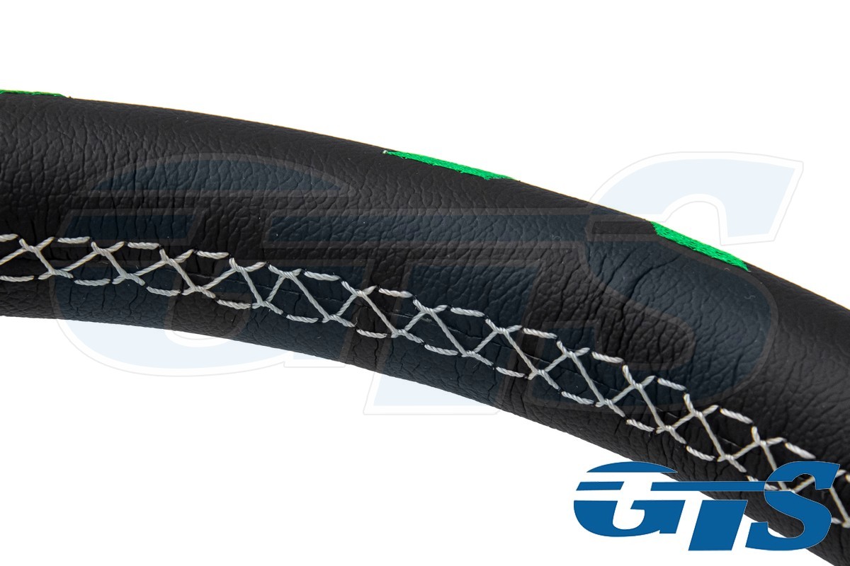 Руль VERTEX 1996 кожа, зеленый, вынос