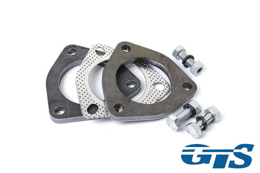 Комплект треугольных фланцев Ø67 мм., с прокладкой и метизами