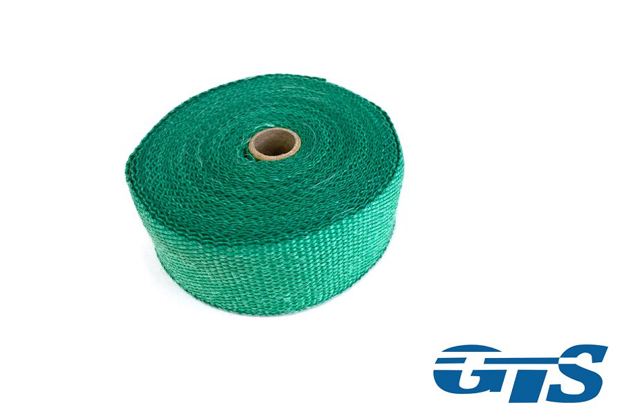 Термолента зеленая 2 мм х 50 мм 10м cтекловолокно