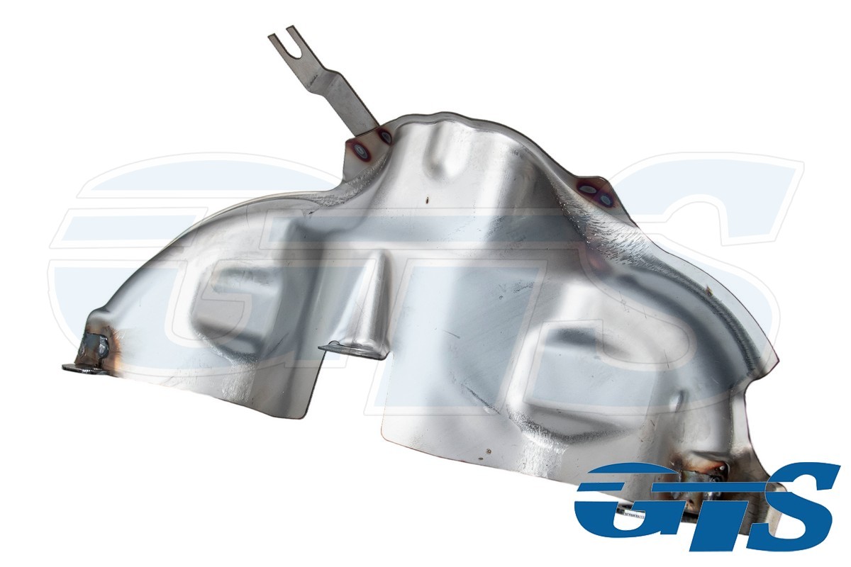 Защитный экран выпускного коллектора для а/м ВАЗ Нива (Нержавеющая сталь) (21214-1008042)