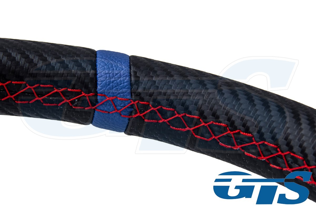 Руль MOMO карбон, синий