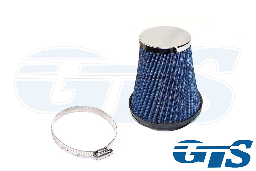 Фильтр нулевого сопротивления TOP (ASIA) GROUP 123Х130Х70-90 Синий/ Хром