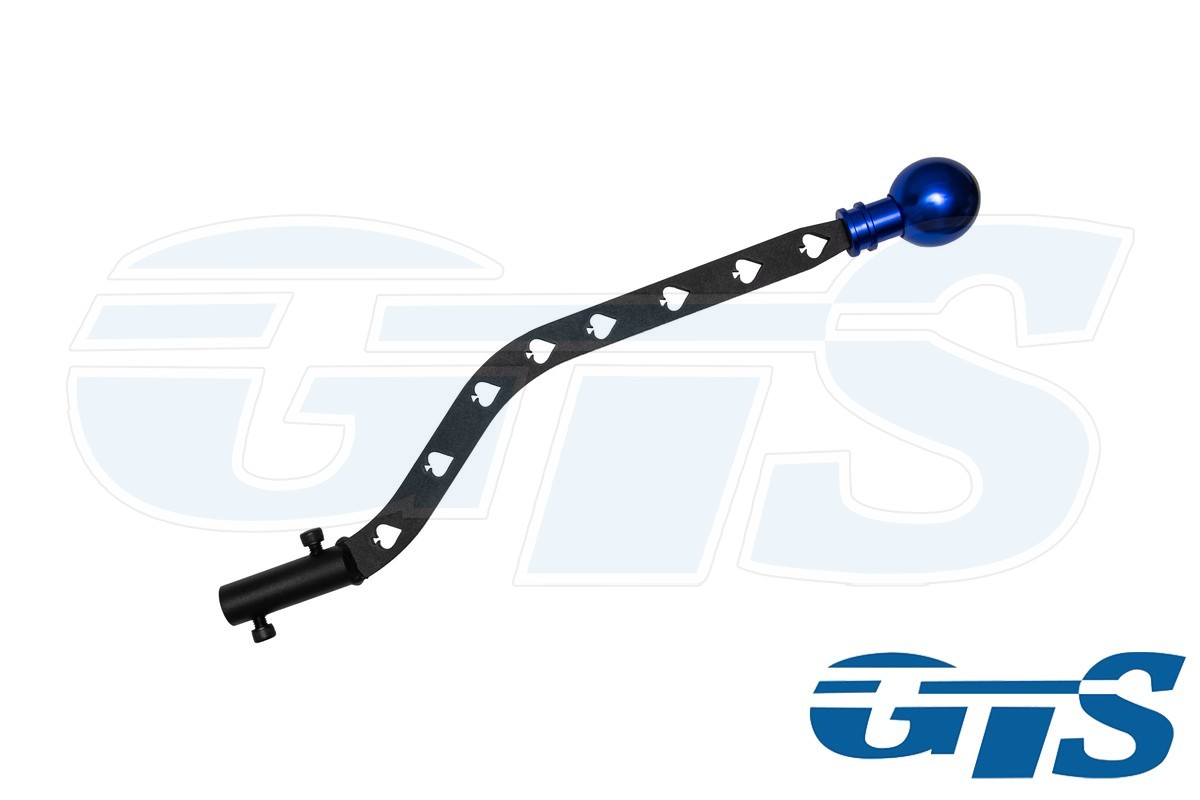 Рычаг КПП удлиненный GTS ''Limited edition BLUE'' для а/м ВАЗ 2101-07, Нива (Масть Пики) 