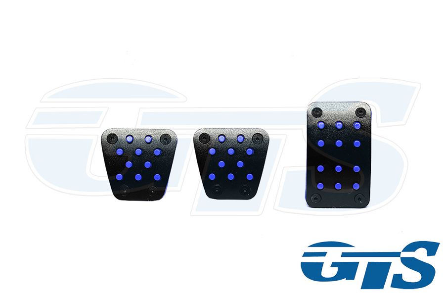 Комплект накладок на педали, синий для а/м ВАЗ  2108-15, 2110-12, 1117-19, 2170, 2190