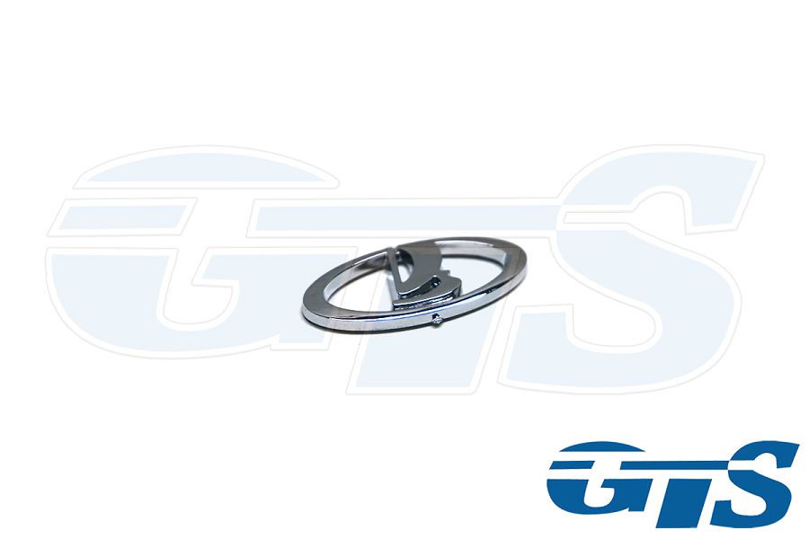 Шильдик Ладья эмблема на руль хром на самоклеющейся основе