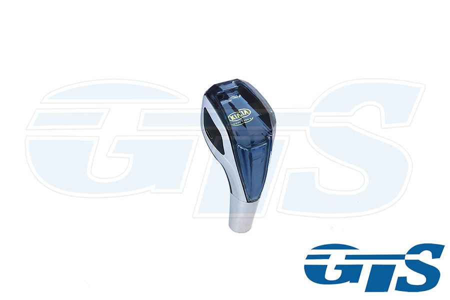 Ручка КПП хрусталь с логотипом на Kia и RGB подсветкой (7 разных цветов)